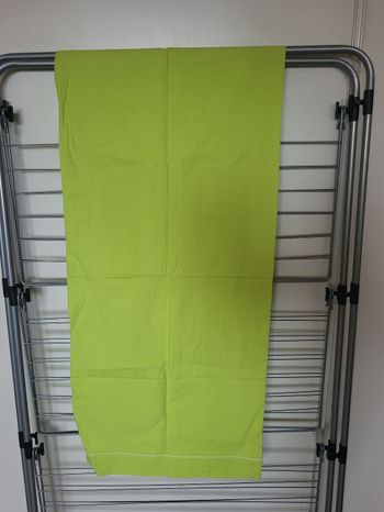 Taie de traversin verte