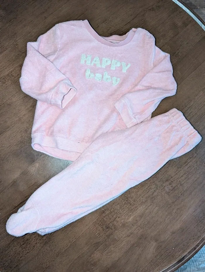 Pyjama 2 pièces avec pieds