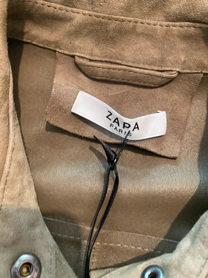 Combinaison Camelia en cuir beige Zapa taille 38 neuve avec étiquette - photo numéro 6