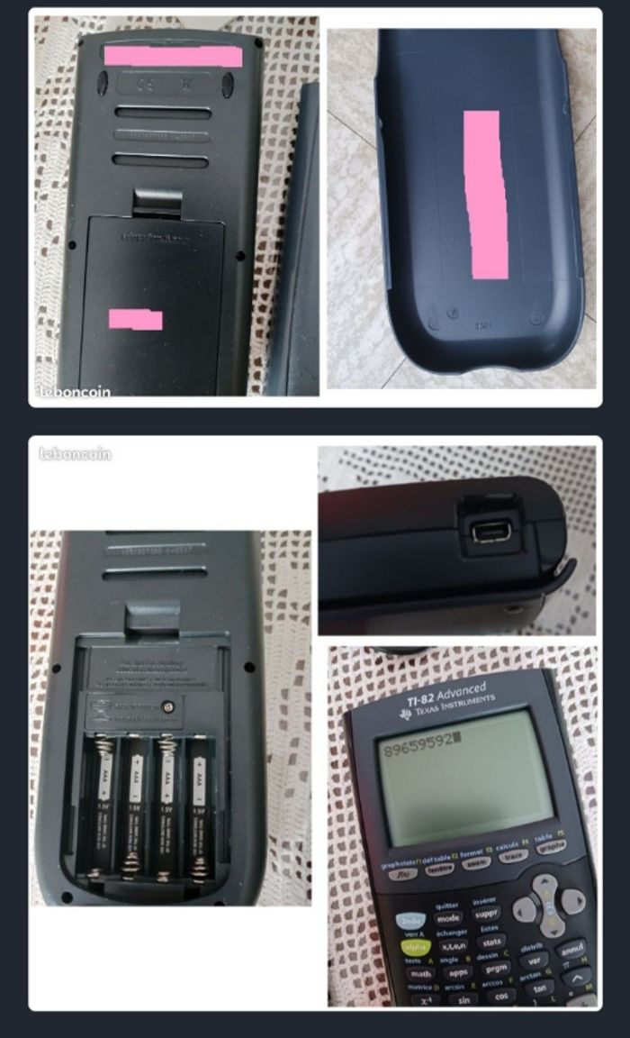 Calculatrice, TI-82 Advanced, Texas Instruments - photo numéro 2