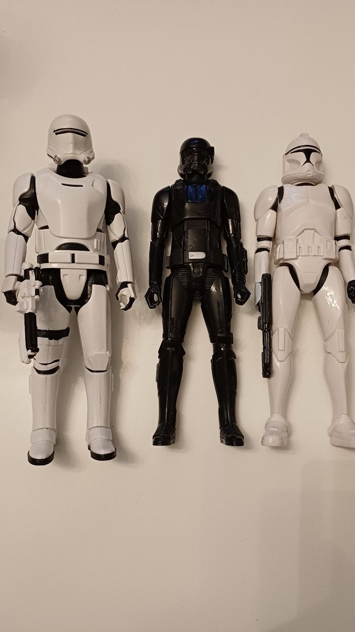 Lot de 3 figurines Trooper starwars