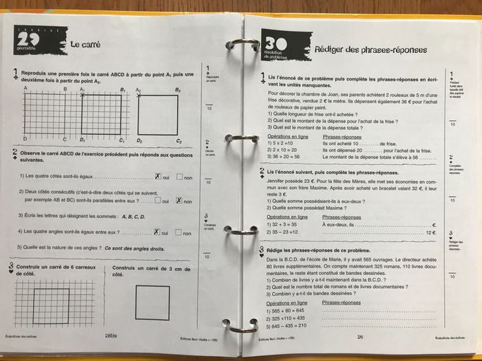 Maths + CE2 - évaluations des notions - photo numéro 5
