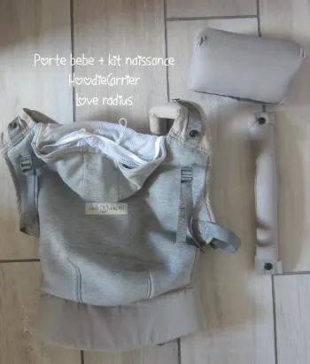 Porte bébé Love Radius + kit nouveau né