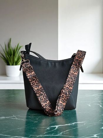 Sangle de Sac Imprimé Léopard
