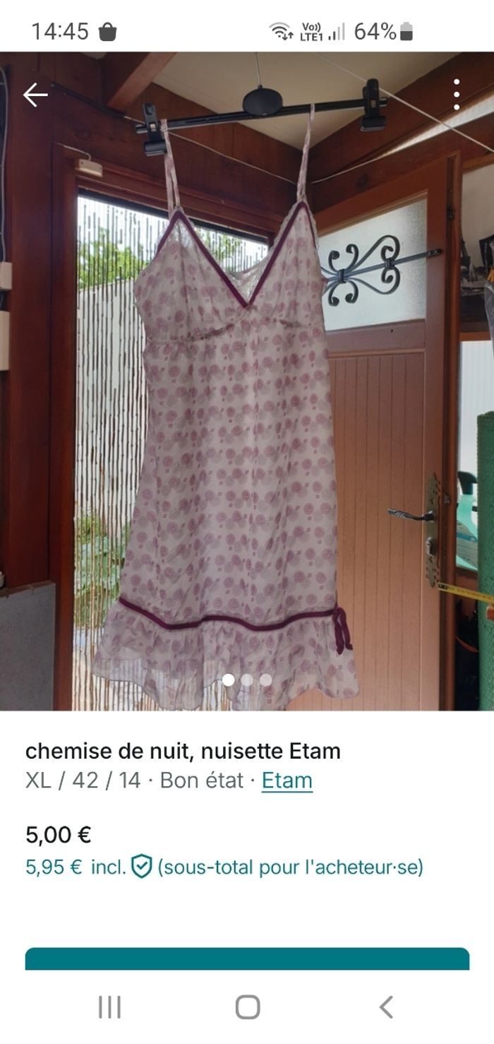 chemises de nuit, nuisette auchoix - photo numéro 3
