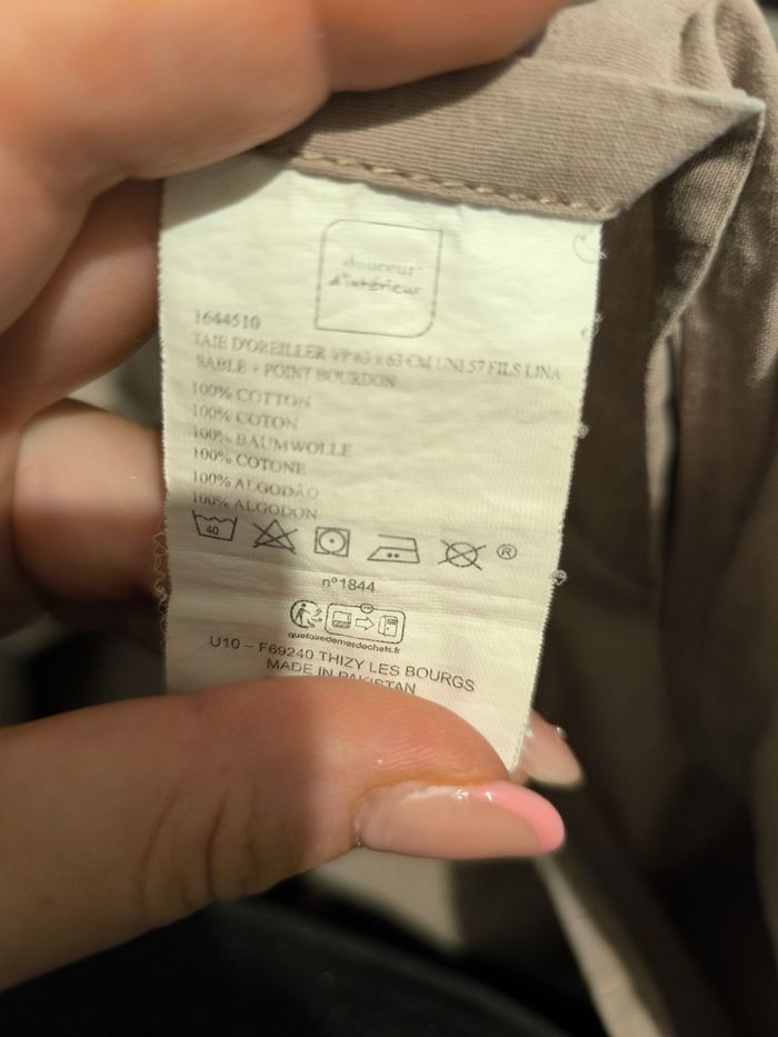 Ensemble literie drap housse et taie d'oreiller 1 pers - photo numéro 3