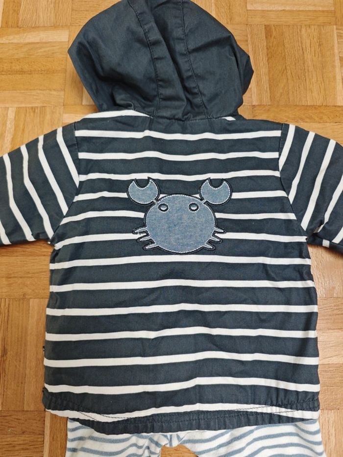 Lot salopette et veste 6 mois obaibi - photo numéro 4