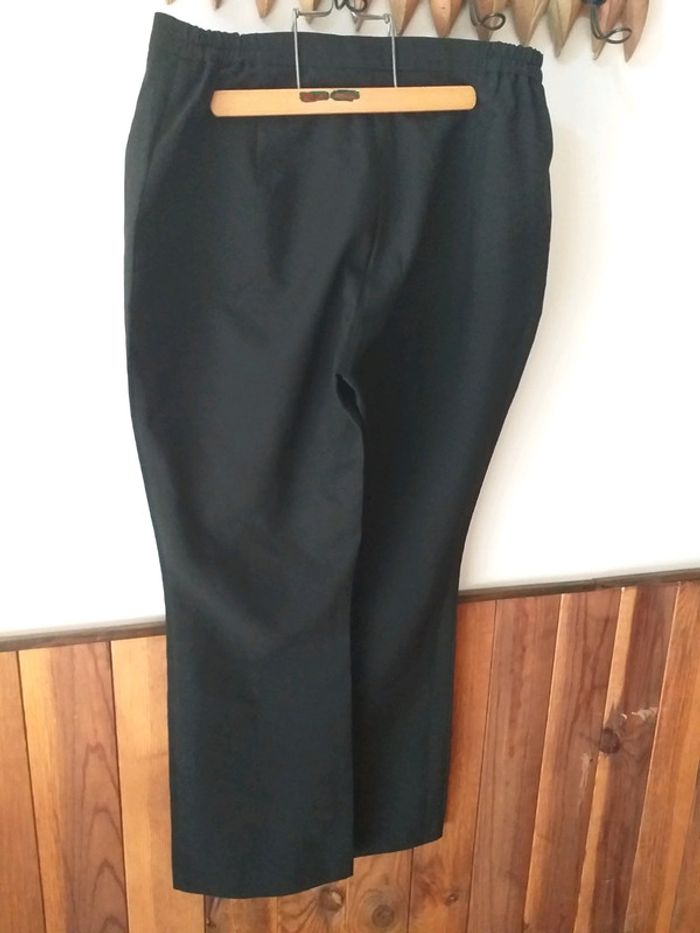 Pantalon noir avec motif en bas - photo numéro 2