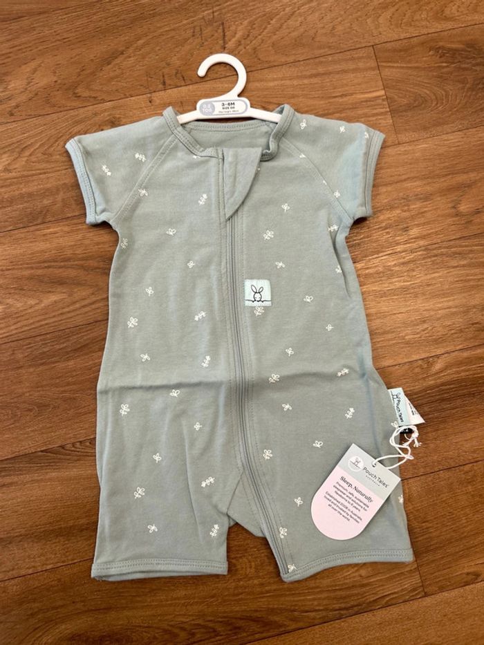(Sale) Pack of 2 pyjama combishort 3-6m - photo numéro 2