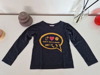 Tshirt manches longues fille 6 ans U essentiel
