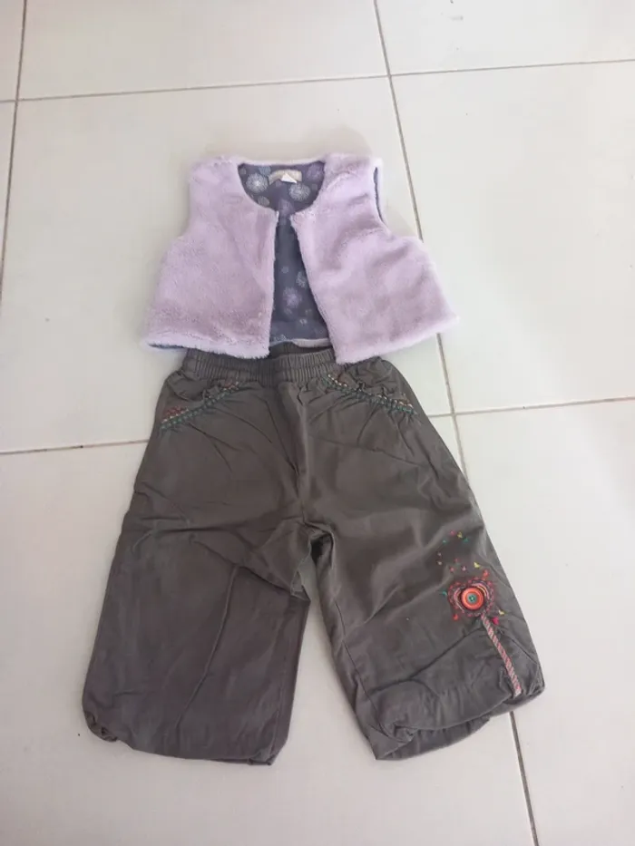 Ensemble pantalon gilet