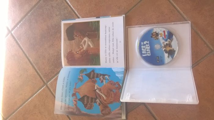 Livre + dvd l age de glace 2 panique sur glace - photo numéro 2