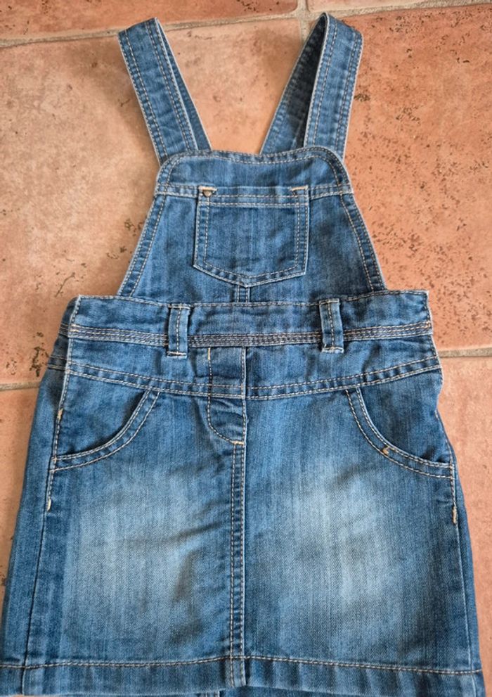 Salopette jupe en jean