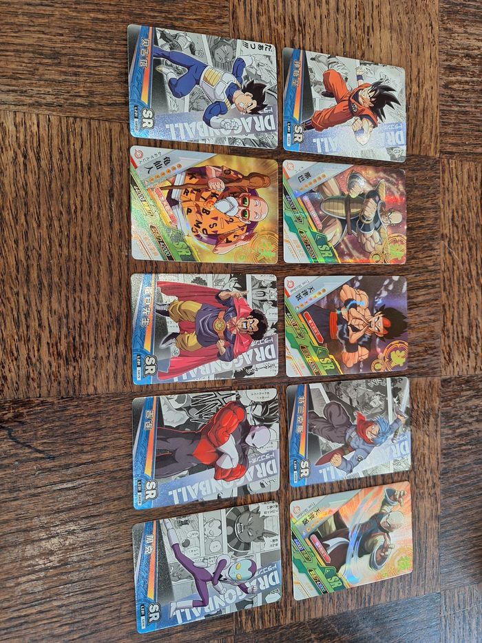 Lot cartes Dragon ball 3