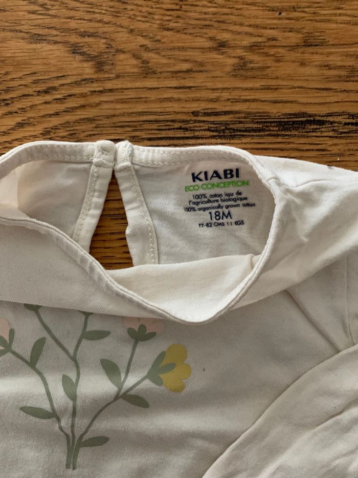 Lot tee-shirts manches longues volantes 18 mois - photo numéro 4