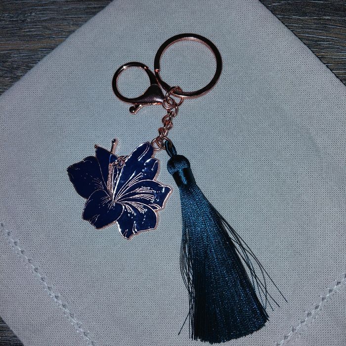Porte clés fleur d'hibiscus - photo numéro 2