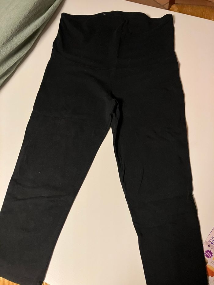 Legging court grossesse maternité