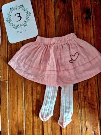 Jupe + collants Vertbaudet 3 mois