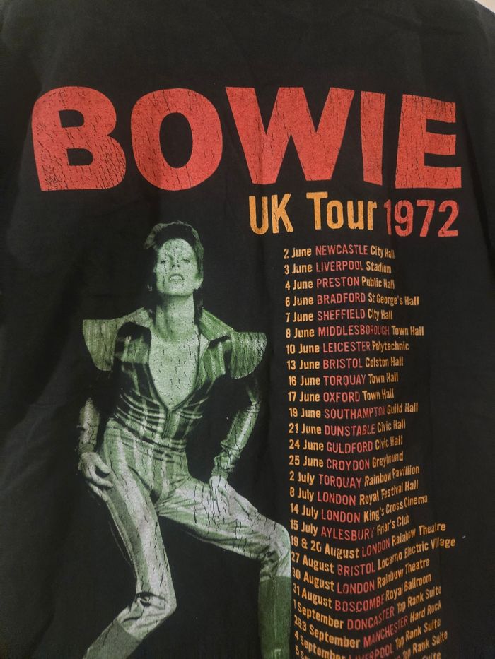 T-shirt rétro David Bowie rétro rock vintage L - photo numéro 4