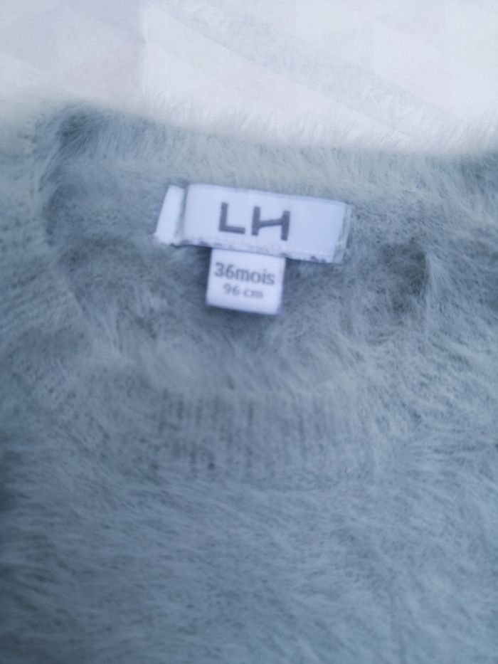 Pull hiver à poils hyper doux taille 36 mois - photo numéro 3