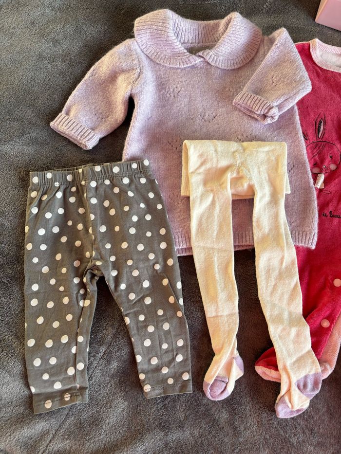 Lot bébé fille 3 mois - photo numéro 2