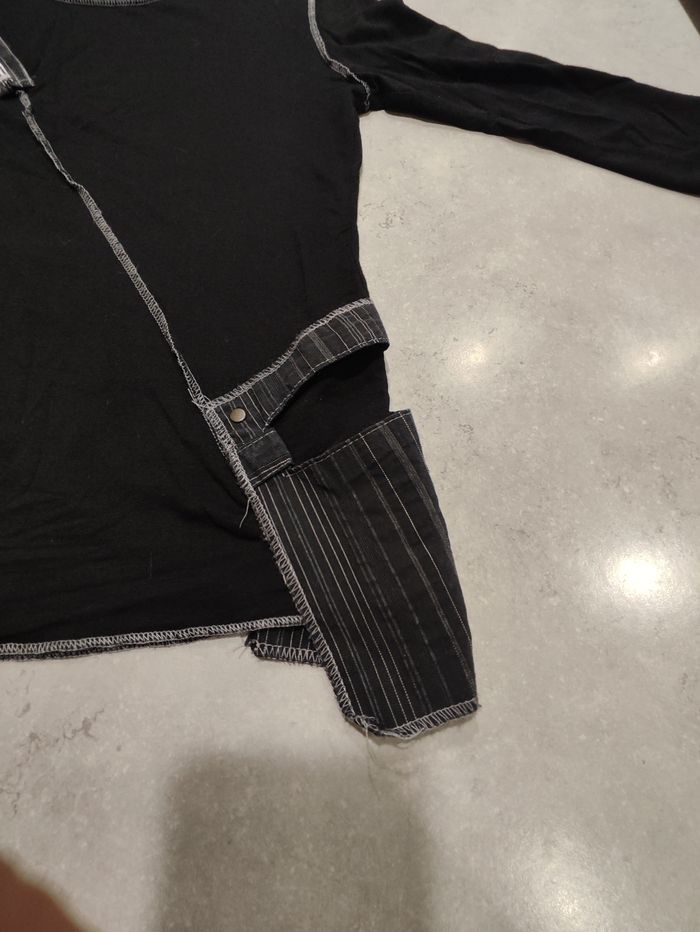 Haut noir t-shirt La Mode est à Vous LMV – Taille 1 - photo numéro 7