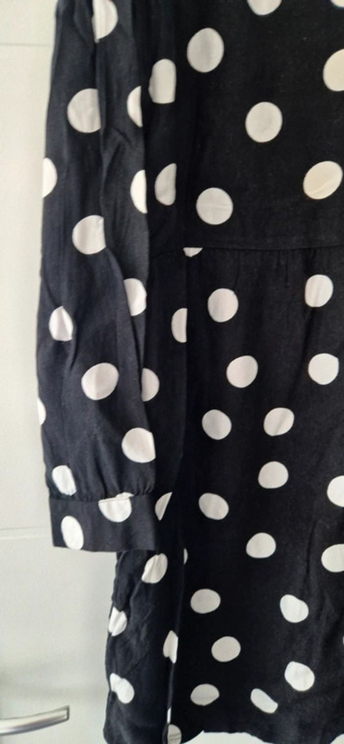 Robe chemise à pois - photo numéro 11