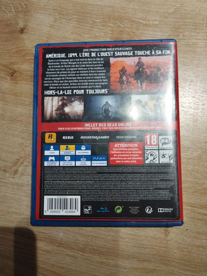 Red Dead redemption 2 ps4 - photo numéro 2