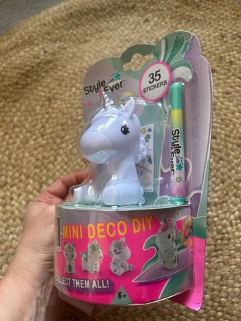 Petite veilleuse licorne à décorer 