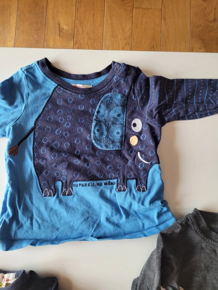 Lot 3 t shirts 9 mois - photo numéro 3