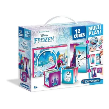 CLEMENTONI Puzzle La Reine des Neiges 12 Cubes 41503