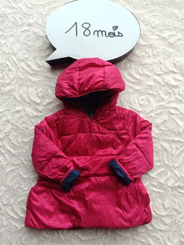 Blouson doudoune avec capuche Fille 18 mois Obaïbi