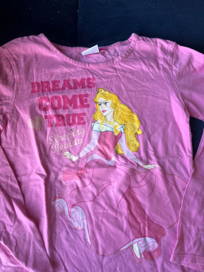 T-shirt Disney princess 7-8 ans - photo numéro 2