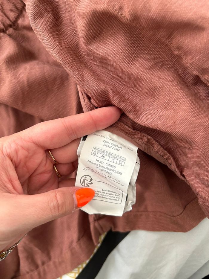 Veste en lin Camaïeu T46 - photo numéro 9