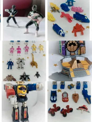 Power ranger Bandai small Polly boîte miniature mini véhicule figurine figura micro playset eobot
