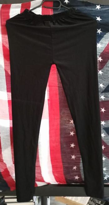 Legging noir légèrement brillant