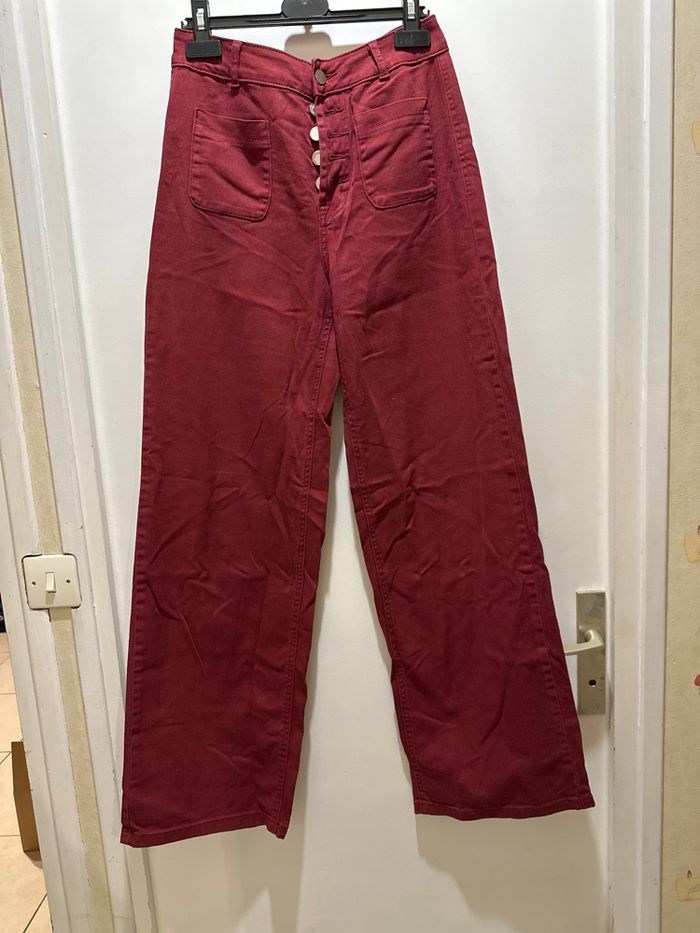 Pantalon bordeaux