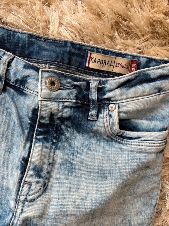 Short en jean garçon Kaporal 10 ans - photo numéro 2