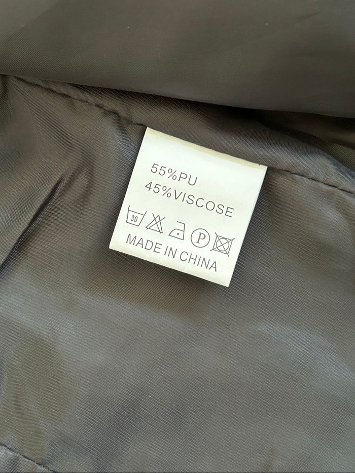 Perfecto noir en simili cuir Drôle de Copine taille S jamais porté - photo numéro 10