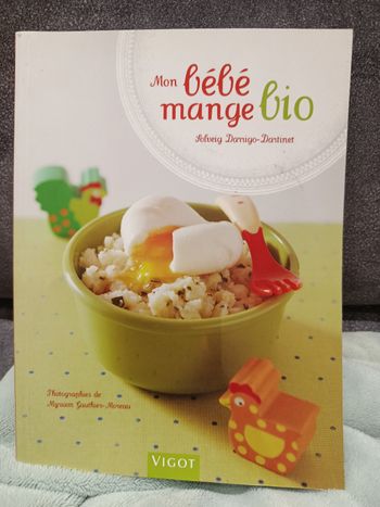 Livre de recettes bébé bio 