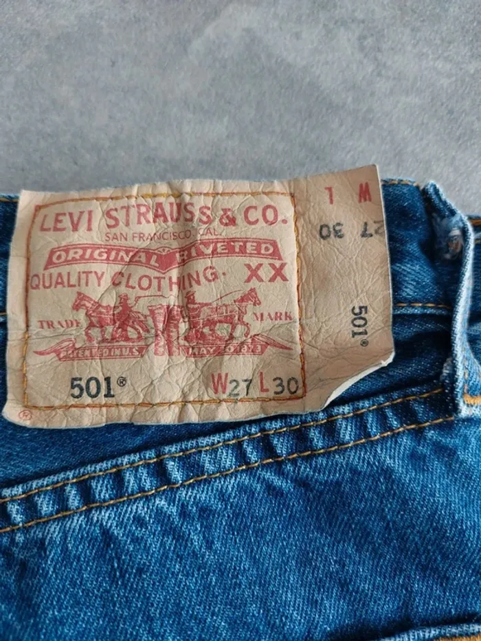 Levi's 501 w27 - photo numéro 2