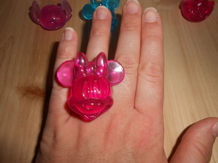 Bague disney stitch,minnie,chat de cheshire - photo numéro 5