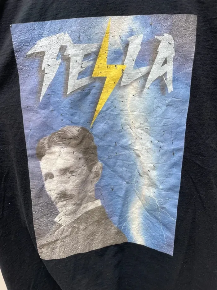 T-Shirt Nikola Tesla – Size Mens Large - photo numéro 2