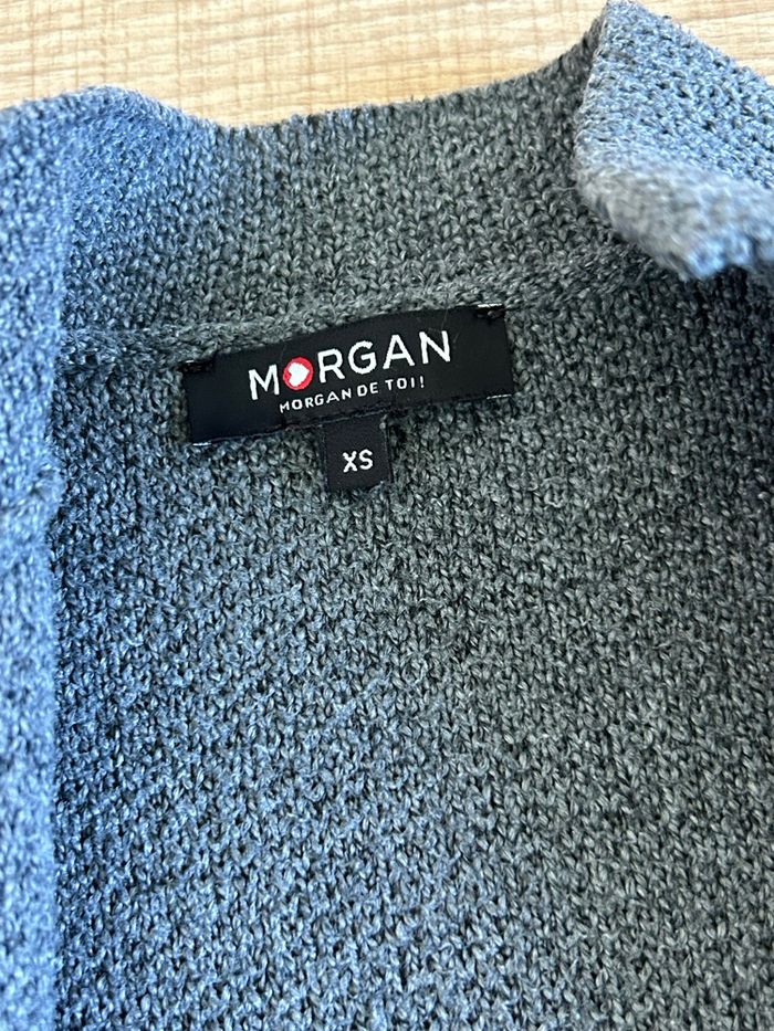 Veste grise mi longue Morgan taille XS TBE - photo numéro 9