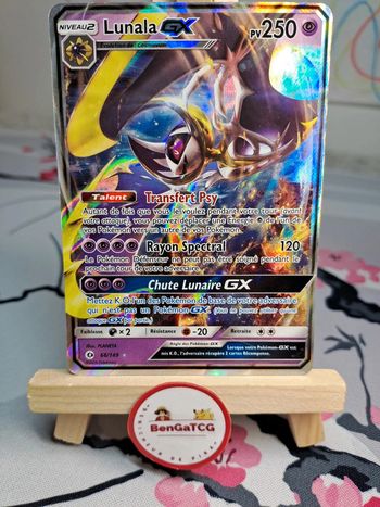 Carte Pokémon Lunala GX 66/149 Soleil & Lune Fr