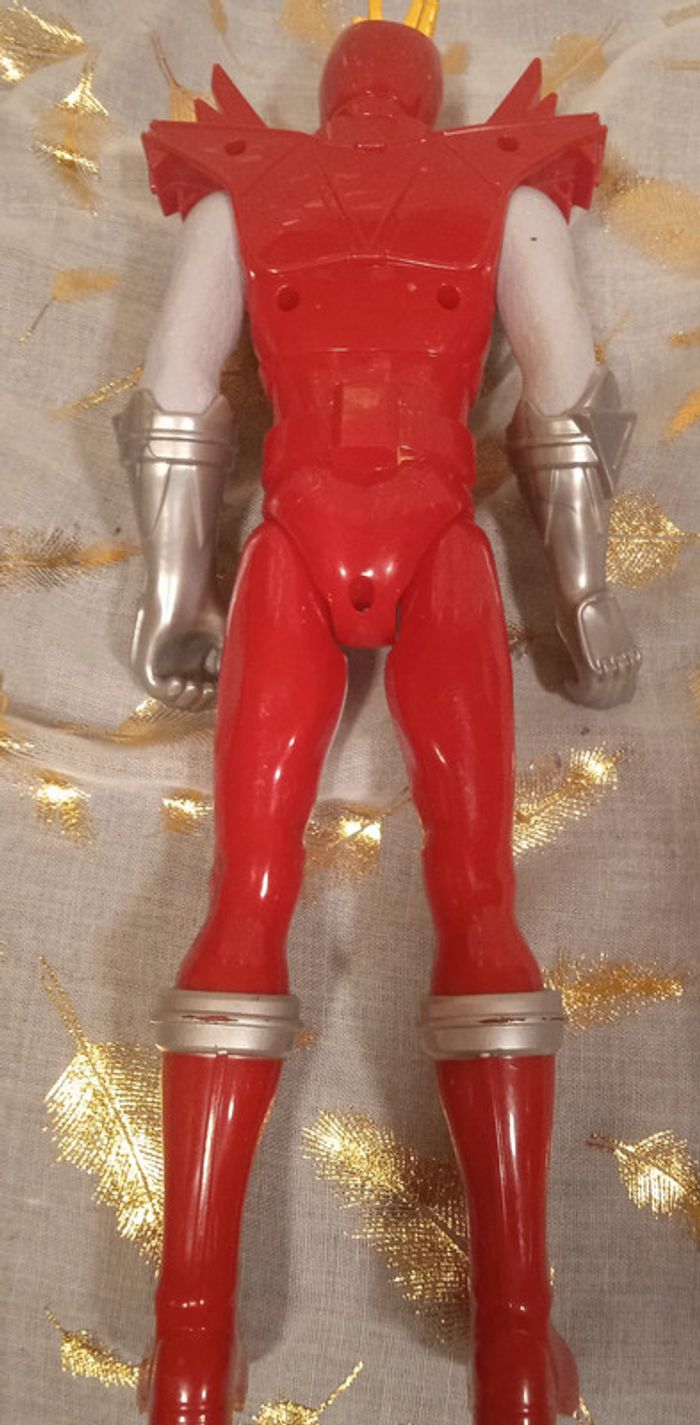 figurine  30 cm '' power rangers rouge - photo numéro 4