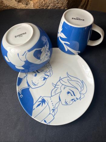 Set de 3 pieces à petit déjeuner Disney Frozen ll