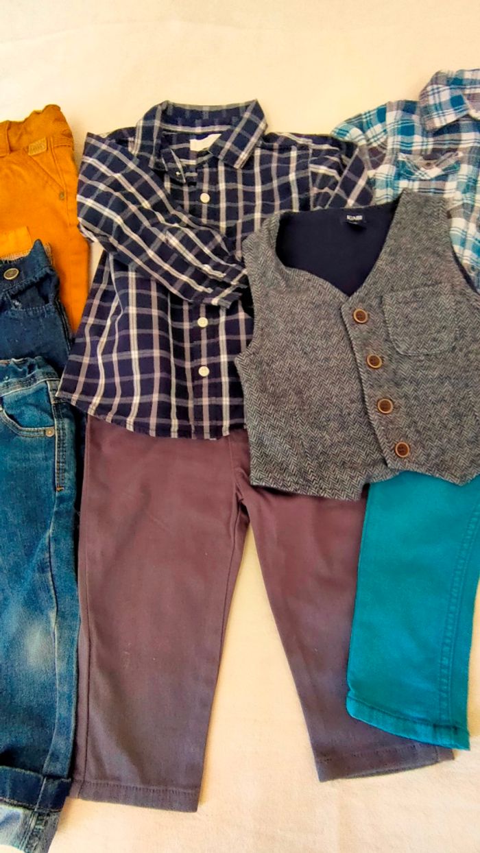 Lot 8 vêtements bébé garçons 12 mois - photo numéro 3