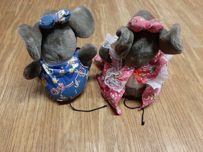 Lot de 2 peluches souris - photo numéro 2