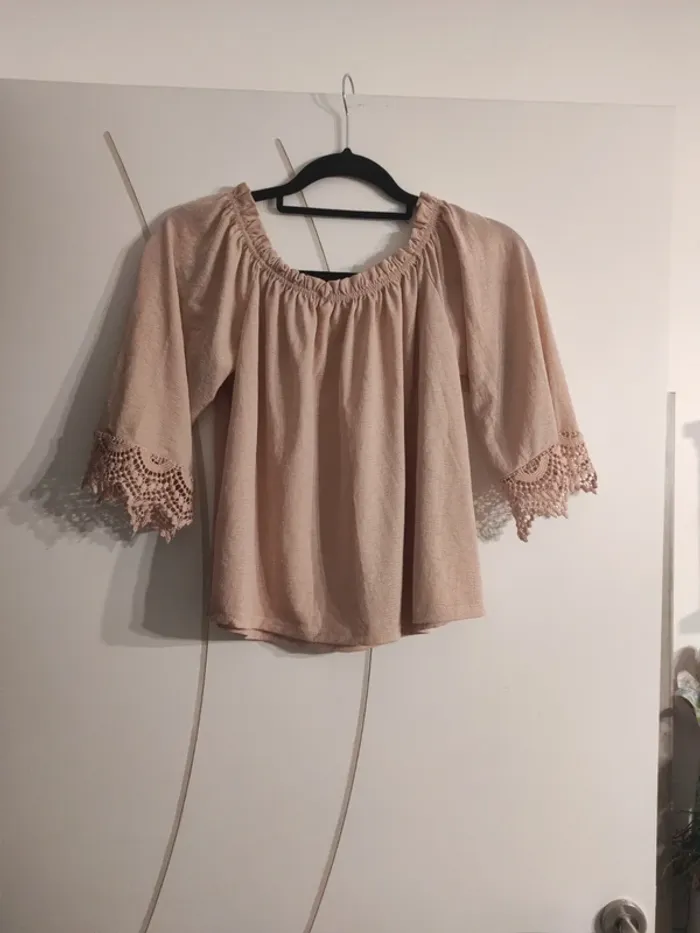 Haut tee-shirt rose Jennyfer taille M - photo numéro 3
